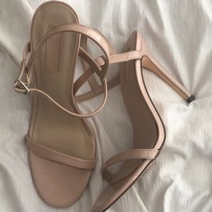Blush Pink Strappy Sandals